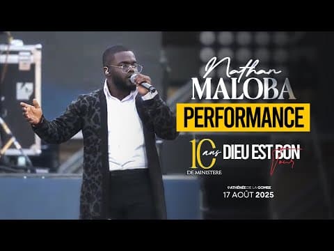 Nathan Maloba - Hallelujah & Aide moi (Concert)